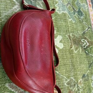 Portland Leather Red shoulder/crossbody bag